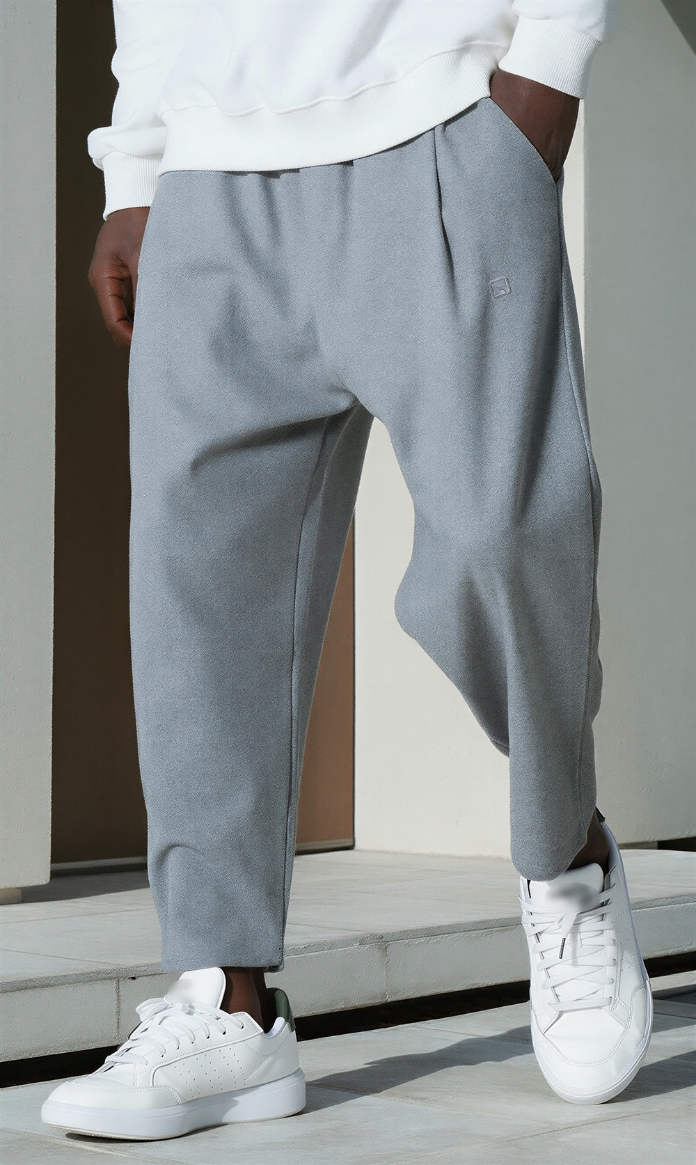 QL Classik Winter Sarouel in Light Grey